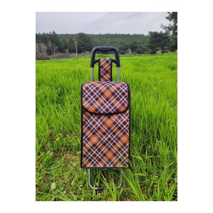 Lüx Pazar Arabası Su Geçirmez Çantalı