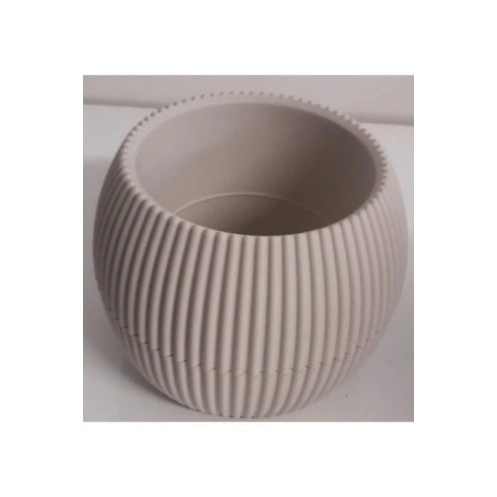 Mercan Saksı 2 Numara 0,35 Litre Su Hazneli Dekoratif Kaktüs Sukulent Saksı 11,8x9,2 cm