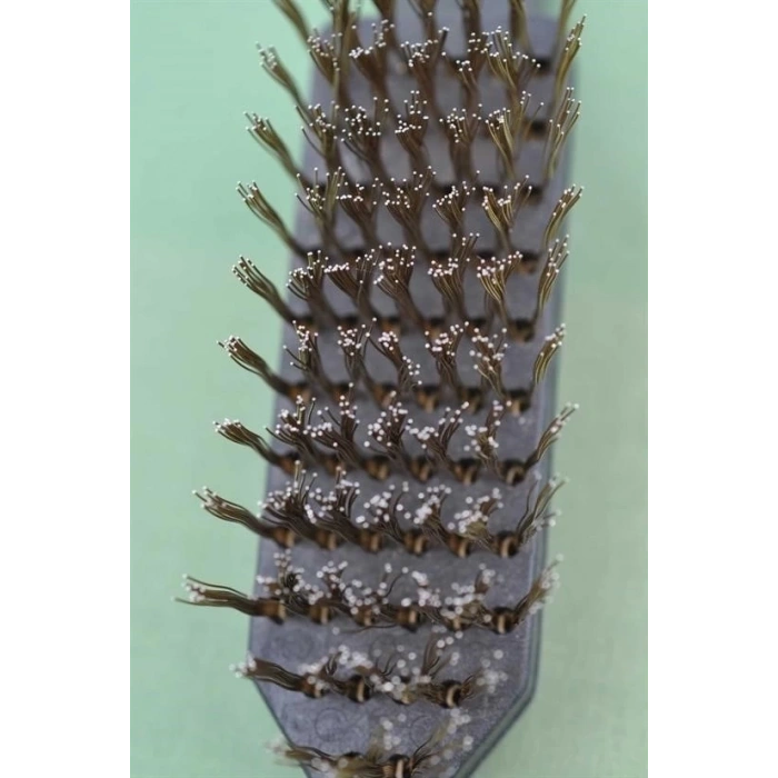 Metal Tel Fırça Plastik Saplı Pas Kir Sökme Temizleme Fırçası