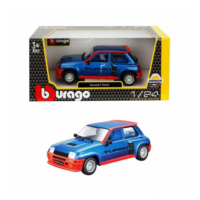 Mey İthalat® 21088 1:24 Renault 5 Turbo Model Araba -
