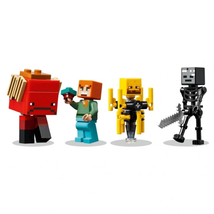 Mey İthalat® 21266   Minecraft Nether Lav Savaşı 99 parça +6 yaş