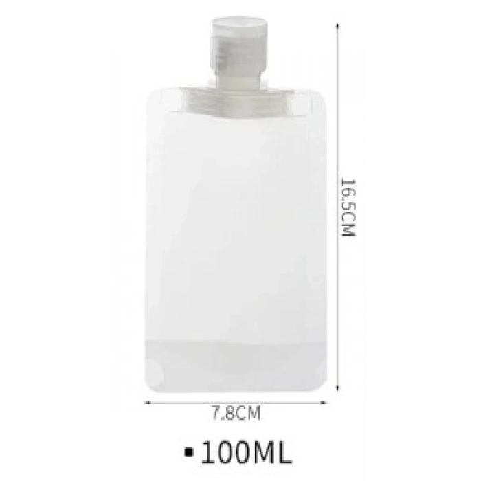 Mey İthalat® 3 Adet 100ml Krem Şampuan Kabı Tekrar Kullanılabilir Set