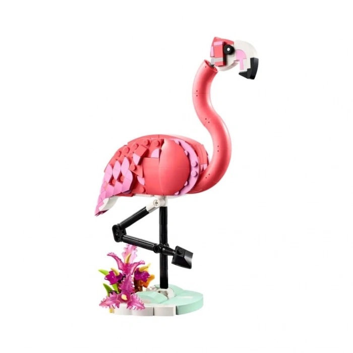 Mey İthalat®  31170 Creator 3ü1 arada Vahşi Hayvanlar:Pembe Flamingo 288 parça +8 yaş