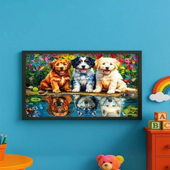 Mey İthalat® 31503 FEARLESS PUPPIES 100 PARÇA PUZZLE