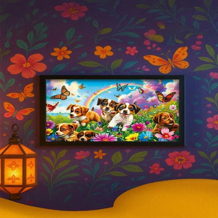 Mey İthalat® 31754 PLAYING PUPPIES 50 PARÇA PUZZLE