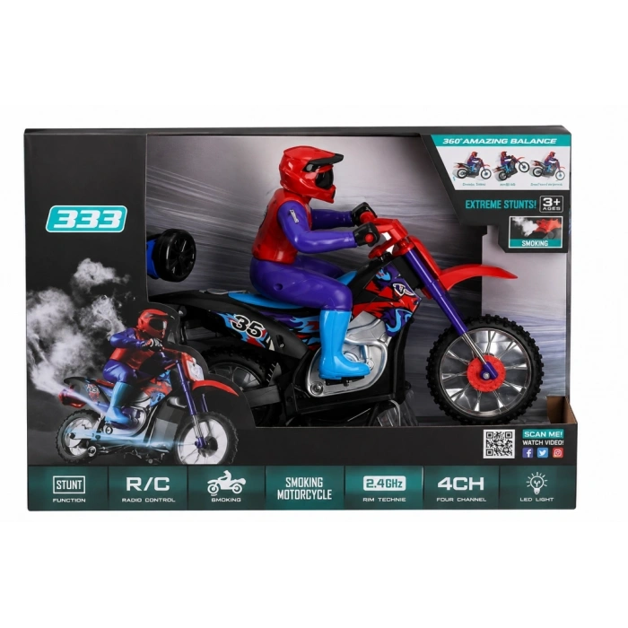 Mey İthalat® 333-TJ24161B-UZAKTAN KUMANDALI DUMAN ATAN HIZ MOTORU
