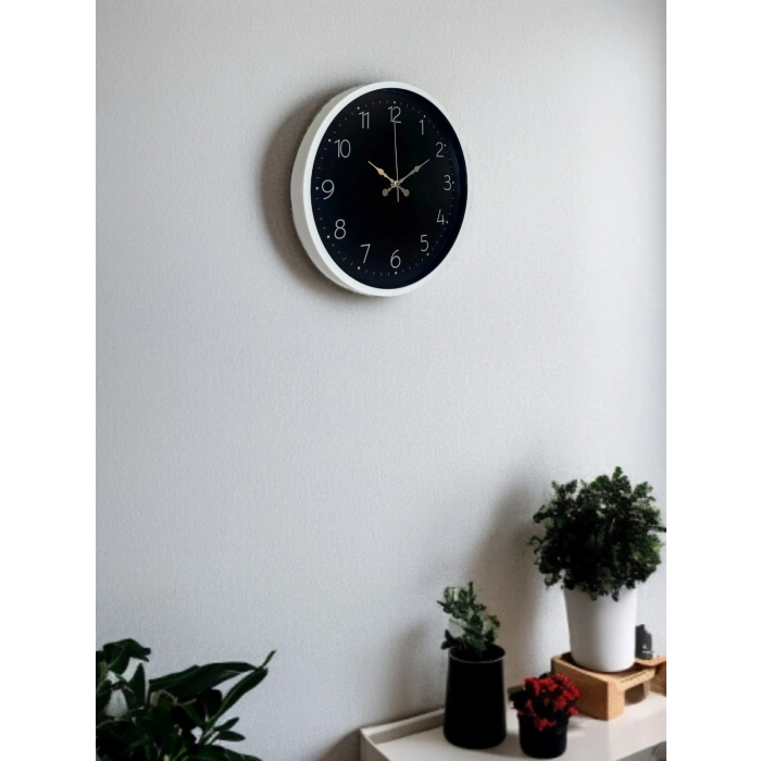 Mey İthalat® 36 Cm Dekoratif Sade Duvar Saati