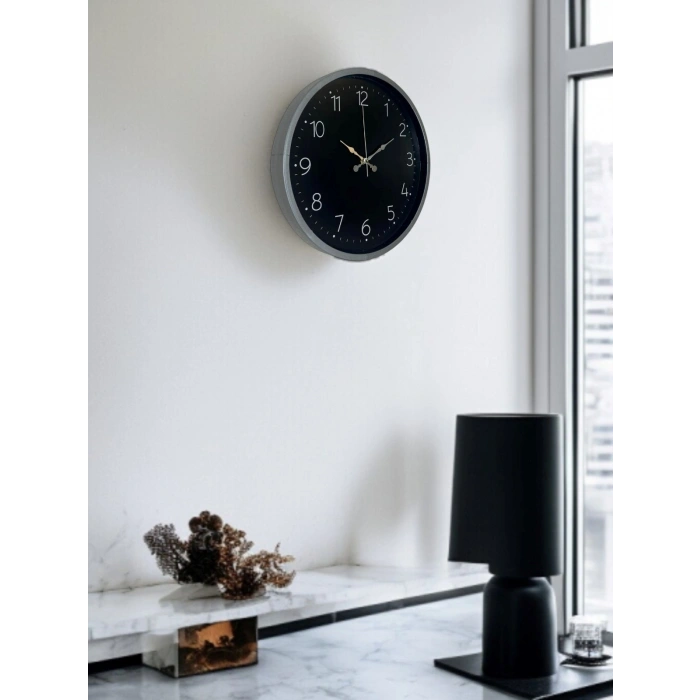 Mey İthalat® 36 Cm Sade Dekoratif Duvar Saati