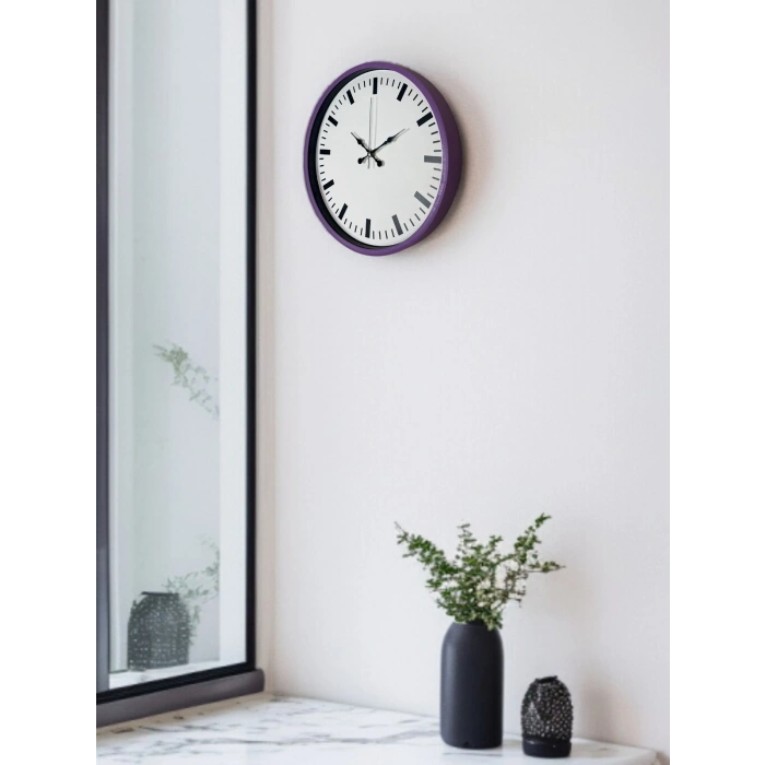 Mey İthalat® 36 Cm Sade Standart Duvar Saati