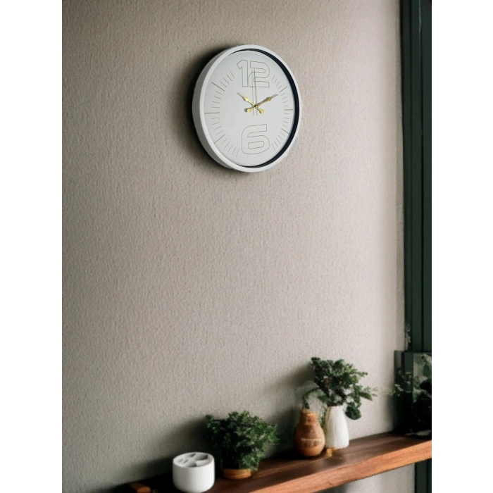Mey İthalat® 36 Cm Zarif Ve Şık Duvar Saati