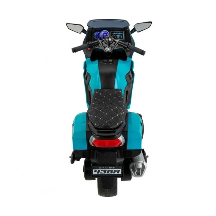Mey İthalat® 438A XMX-316 Ledli Akülü Motor 12 Volt Turkuaz