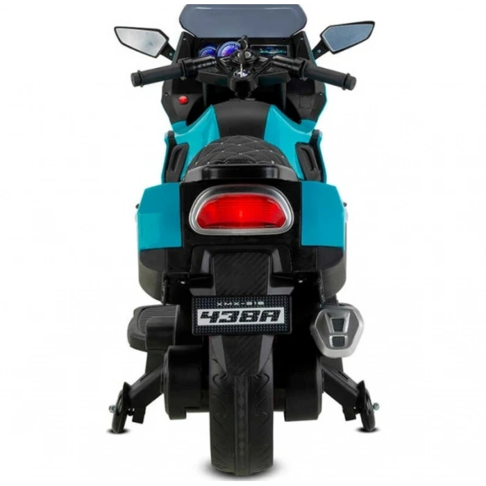 Mey İthalat® 438A XMX-316 Ledli Akülü Motor 12 Volt Turkuaz