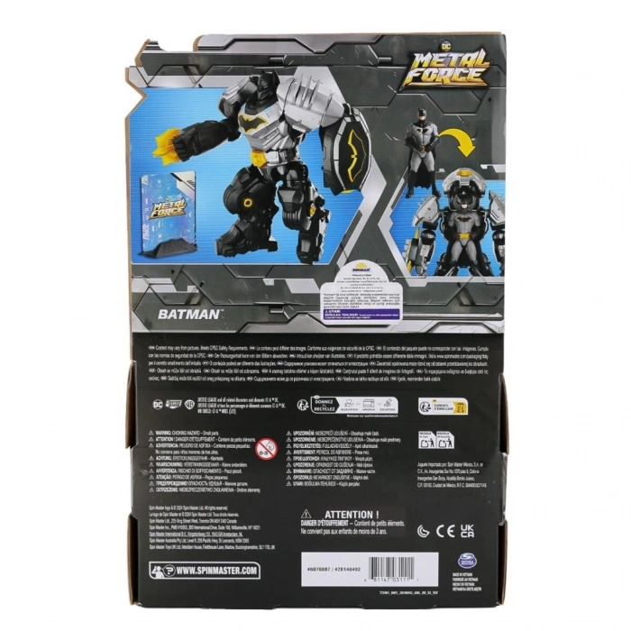 Mey İthalat®  6070887 31111 DC Metal Batman Force Figür Seti