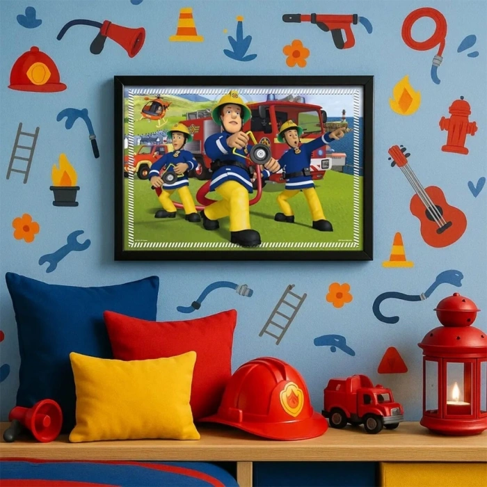 Mey İthalat® 714 FİREMAN SAM PUZZLE 100 PRÇ.