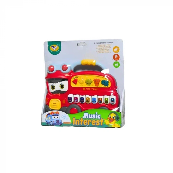 Mey İthalat® 855-109D PİLLİ MÜZİKLİ OTOBÜS -ZRV