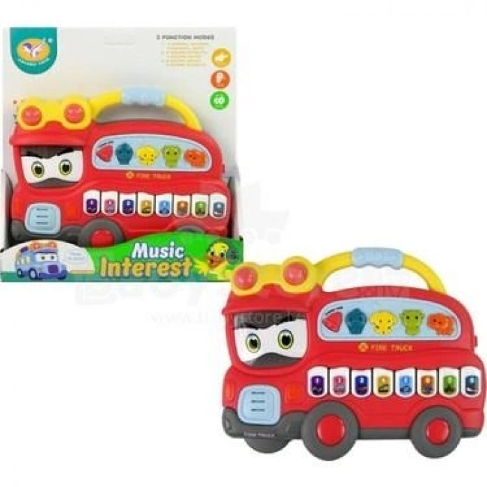 Mey İthalat® 855-109D PİLLİ MÜZİKLİ OTOBÜS -ZRV