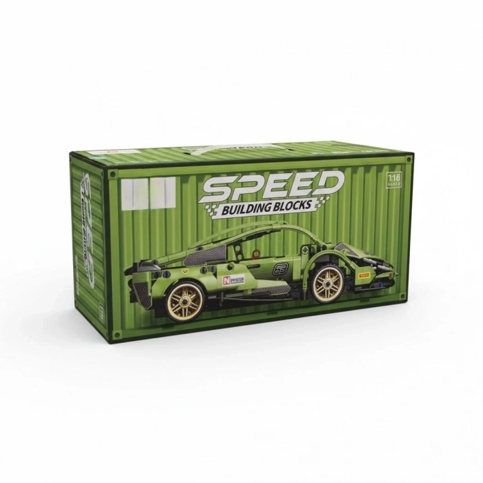 Mey İthalat® 9055-1  BRİCKS SPEED YEŞİL MİNİ -EKN