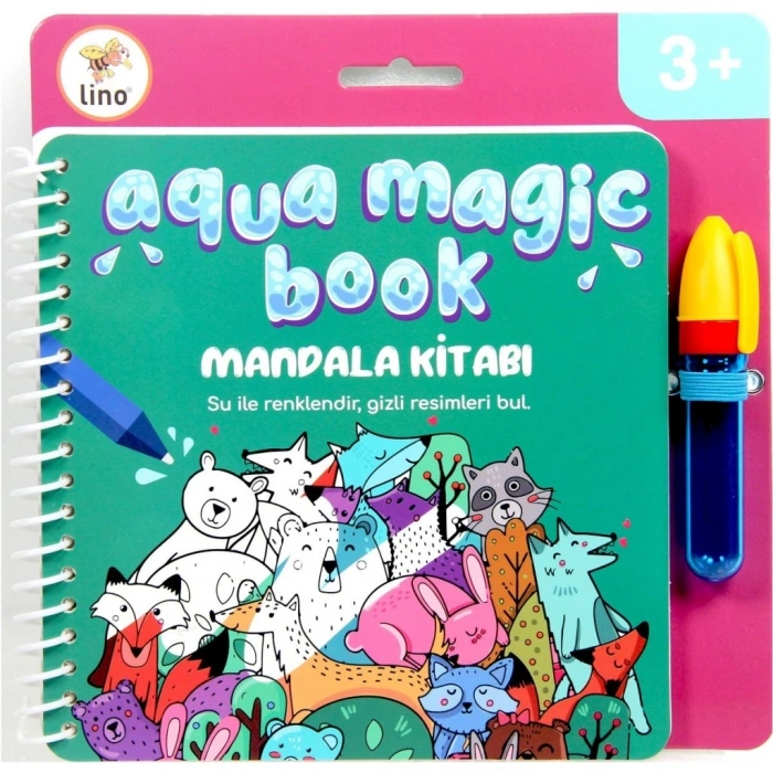 Mey İthalat®  Aqua Magic Mandala Sihirli Boyama Kitabı