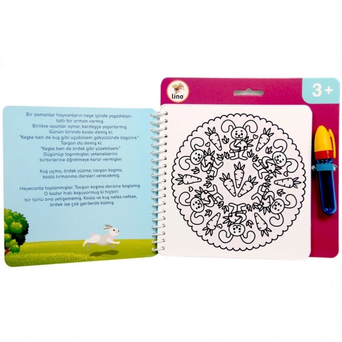 Mey İthalat®  Aqua Magic Mandala Sihirli Boyama Kitabı