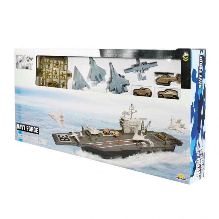 Mey İthalat®  Asker Oyun Seti Uçak Gemisi