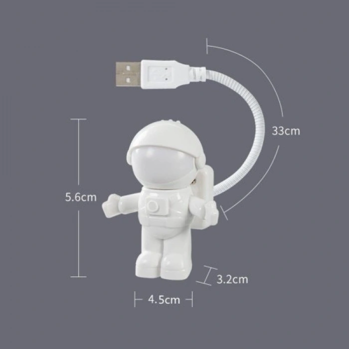 Mey İthalat® Astronot USB Gece Lambası