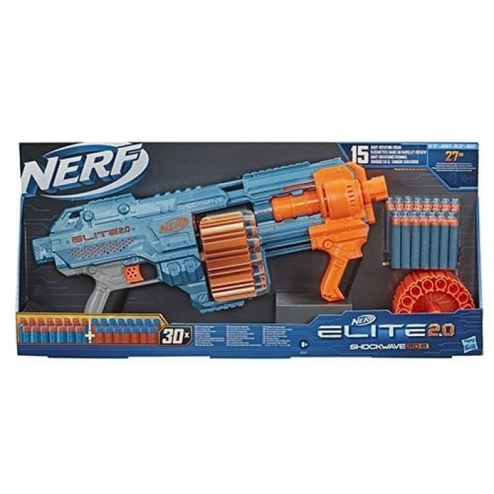Mey İthalat®  E9527 Nerf Elite 2.0 Shockwave RD-15 +8 yaş