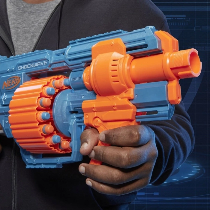 Mey İthalat®  E9527 Nerf Elite 2.0 Shockwave RD-15 +8 yaş