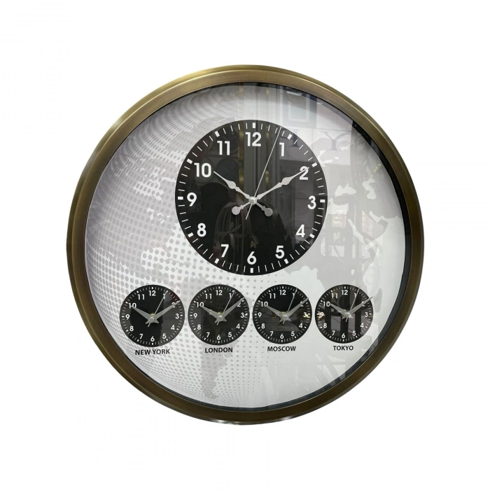 Mey İthalat® Eskitme 52 Cm Dünya Saati
