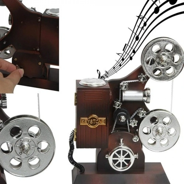 Mey İthalat® Film Makinesi Görünümlü Müzik Kutusu