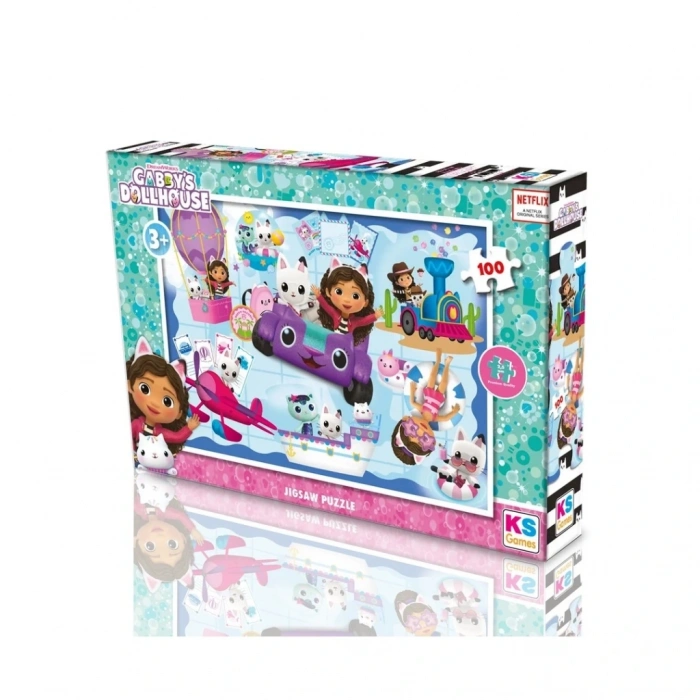 Mey İthalat®  Gabbys Dollhouse Puzzle 100 Parça