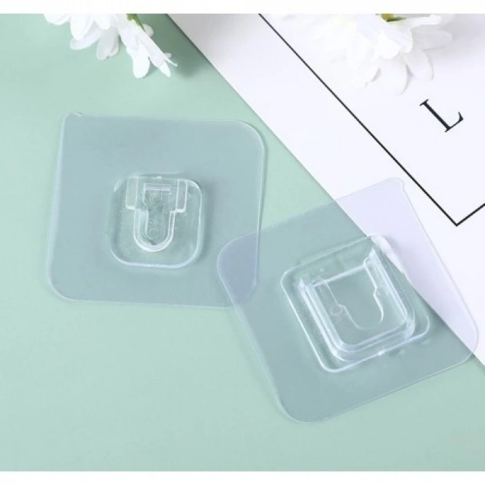 Mey İthalat® Geçmeli Klips Eşya Sabitleme Askısı 5’li Set