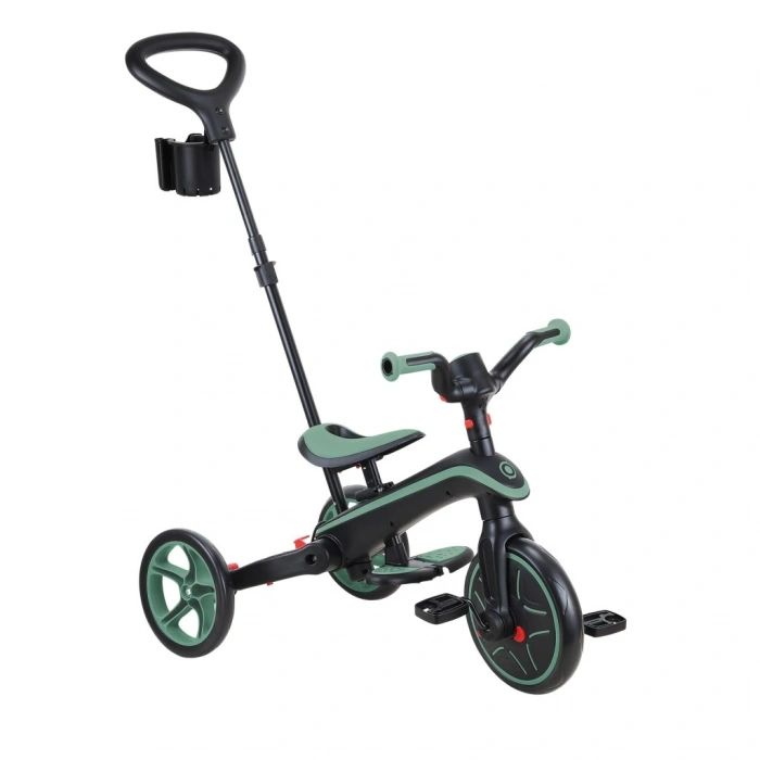 Mey İthalat® Globber Explorer 4in1 Katlanabilir Bisiklet Zeytin Yeşili