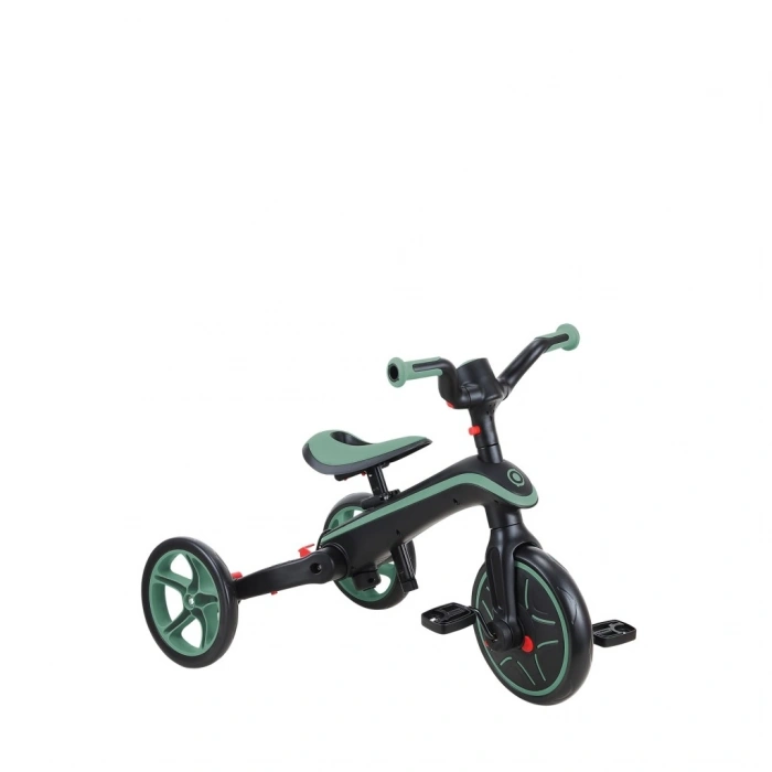 Mey İthalat® Globber Explorer 4in1 Katlanabilir Bisiklet Zeytin Yeşili