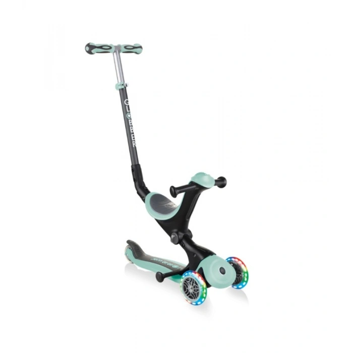 Mey İthalat® Globber Go Up Deluxe Scooter (Işıklı) Mint Yeşili