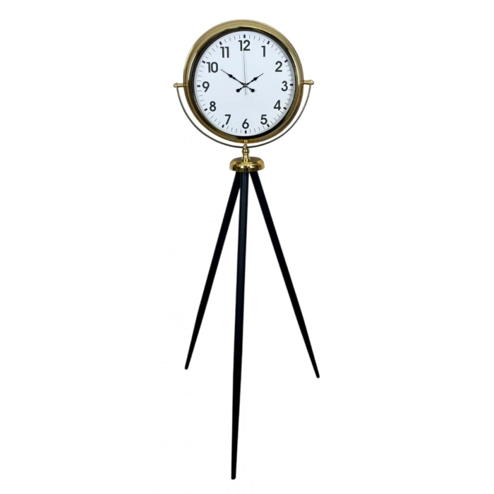 Mey İthalat® Gold Klasik Tripod Ayaklı Saat