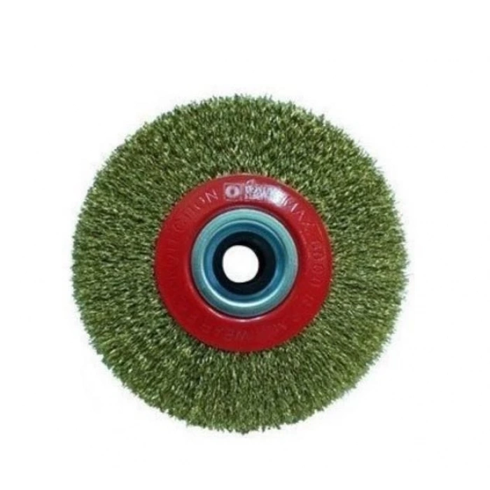 Mey İthalat® Hawk 10101 Daire Fırça Sarı Telli 100X20 mm
