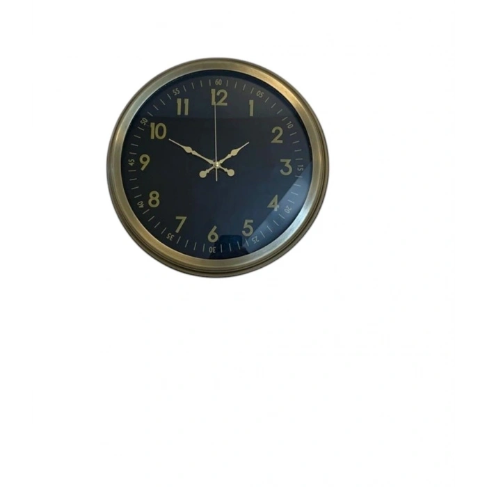 Mey İthalat® İhtişam Eskitme 40 Cm Metal Duvar Saati
