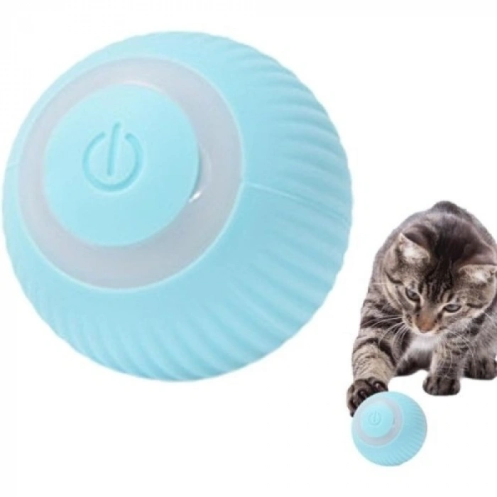 Mey İthalat® İnteraktif Kedi Köpek Şarjlı Oyun Topu