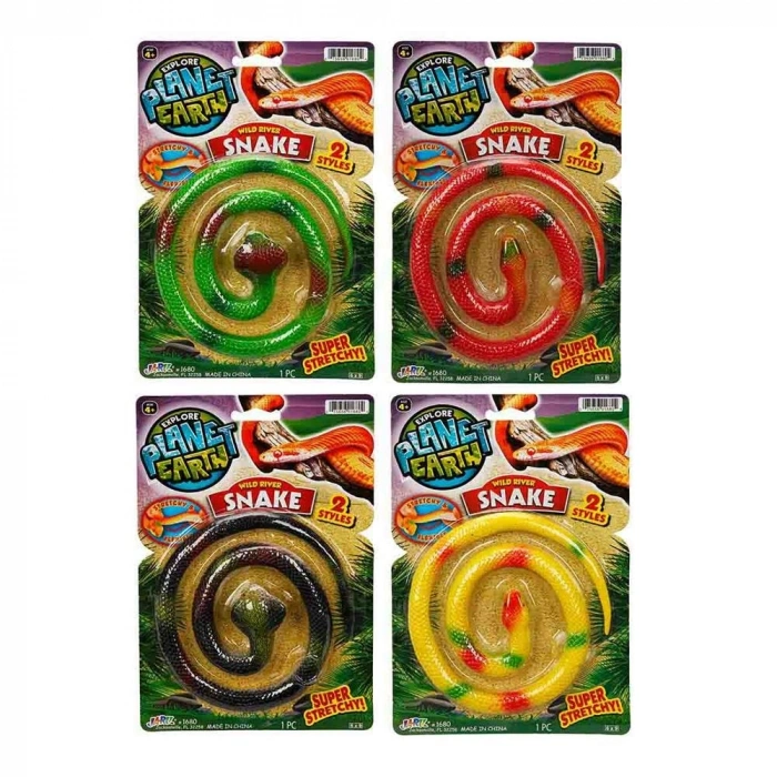 Mey İthalat® Jaru Planet Earth Streç Esnek Yılan 1 adet