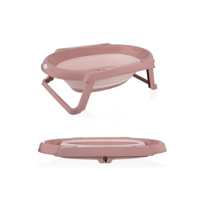 Mey İthalat®   Katlanır Banyo 5Li Küvet Seti 596 Somon