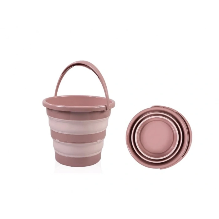 Mey İthalat®   Katlanır Banyo 5Li Küvet Seti 596 Somon