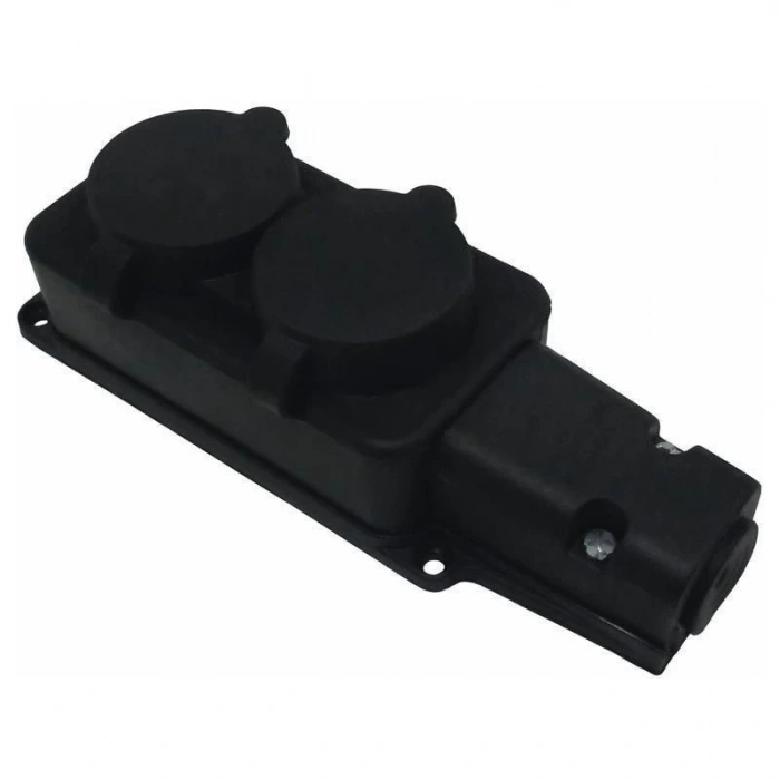 Mey İthalat® Kauçuk 220 Volt Uzatma 2li Priz