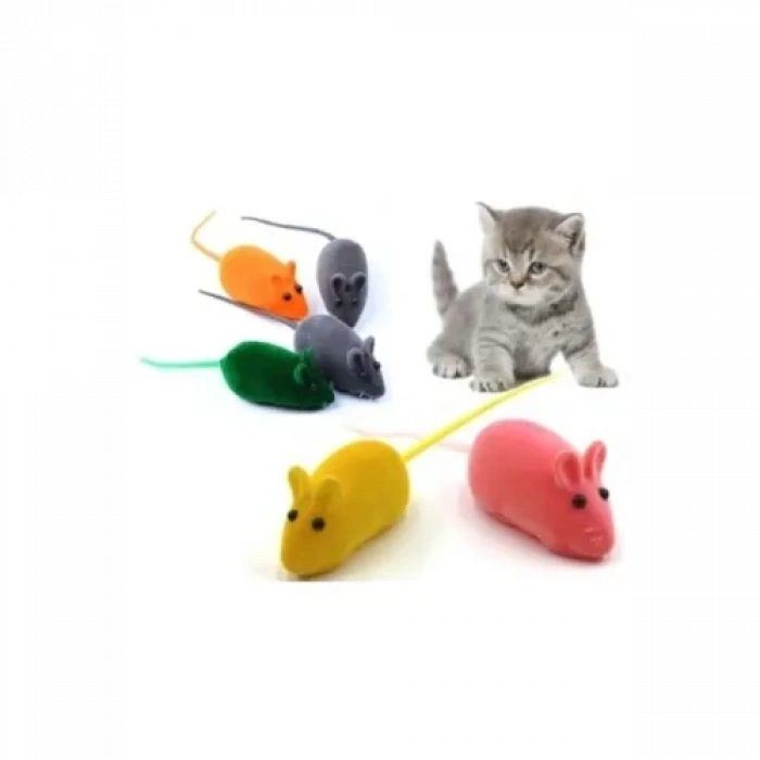 Mey İthalat® Kedi Eğitim Oyun Faresi 4 Adet