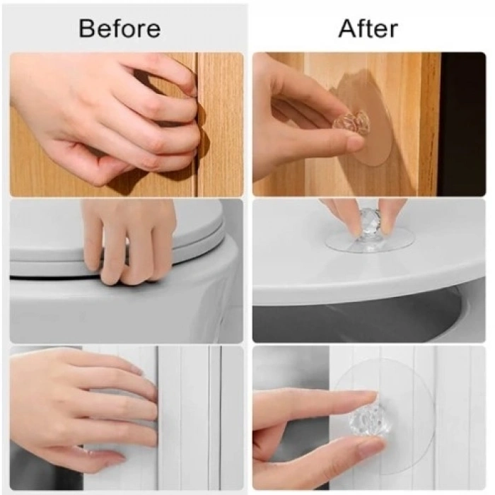 Mey İthalat® Kristal Görünümlü Tutacak Seti