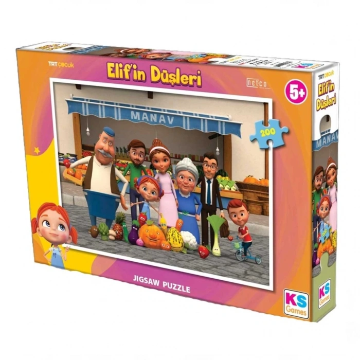 Mey İthalat®  KSElifinDüşleri200ParçaPuzzle