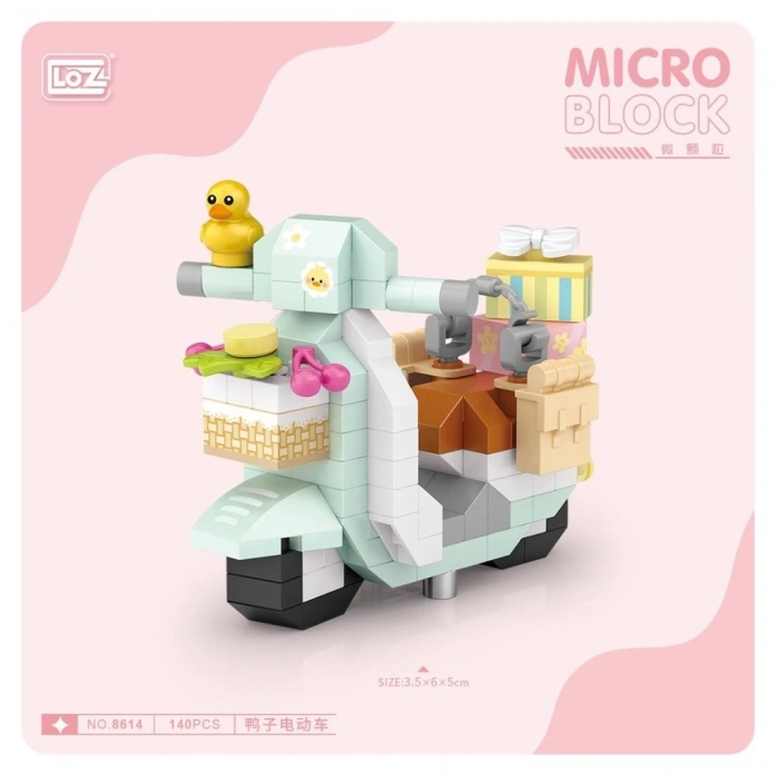 Mey İthalat® LZ8614  Sevimli Motor Blok Seti  Poşet