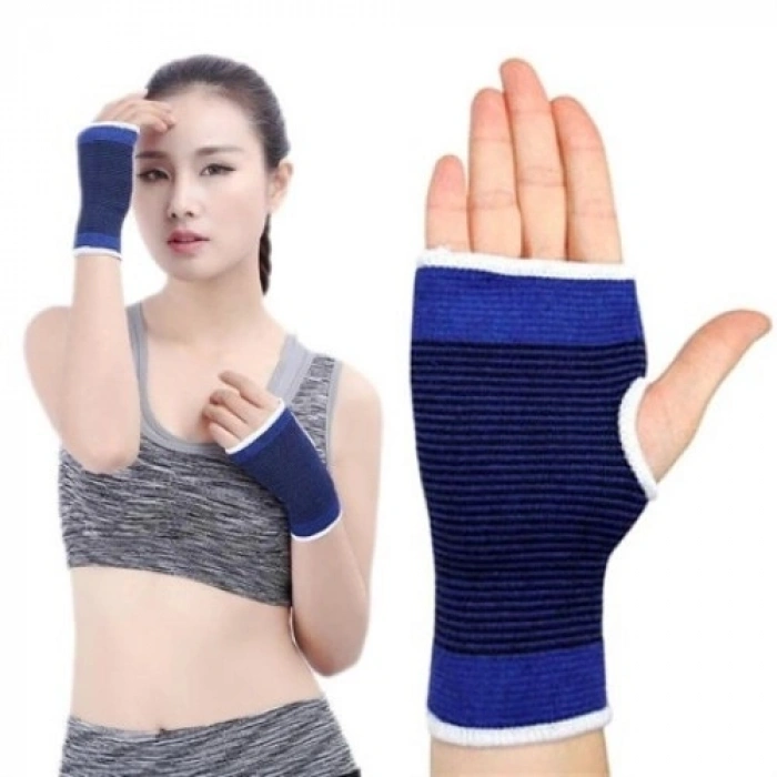 Mey İthalat® MAVİ SPORCU BANDAJ EL BİLEKLİĞİ