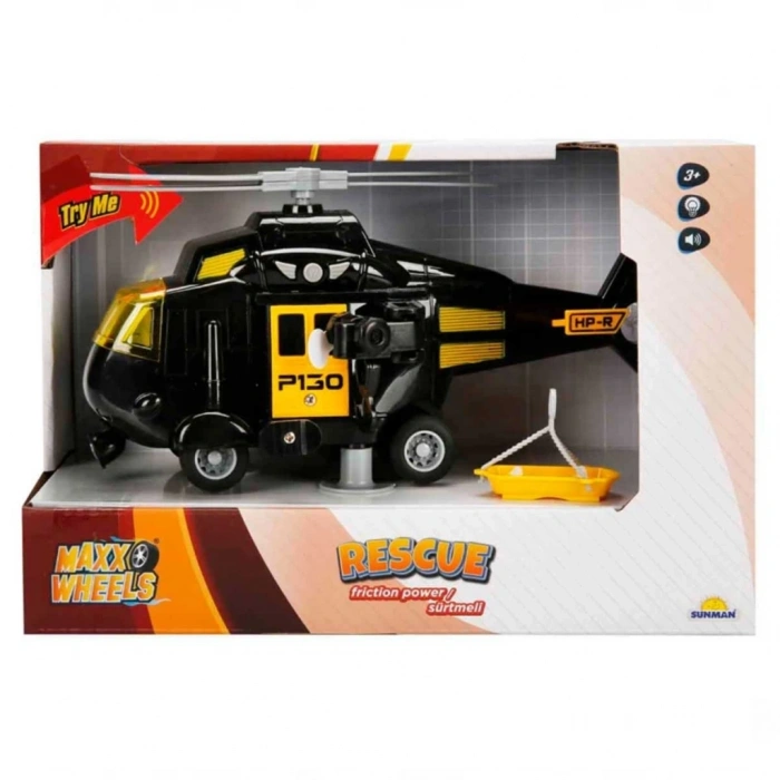 Mey İthalat®  Maxx Wheels 1:20 Sesli ve Işıklı Helikopter