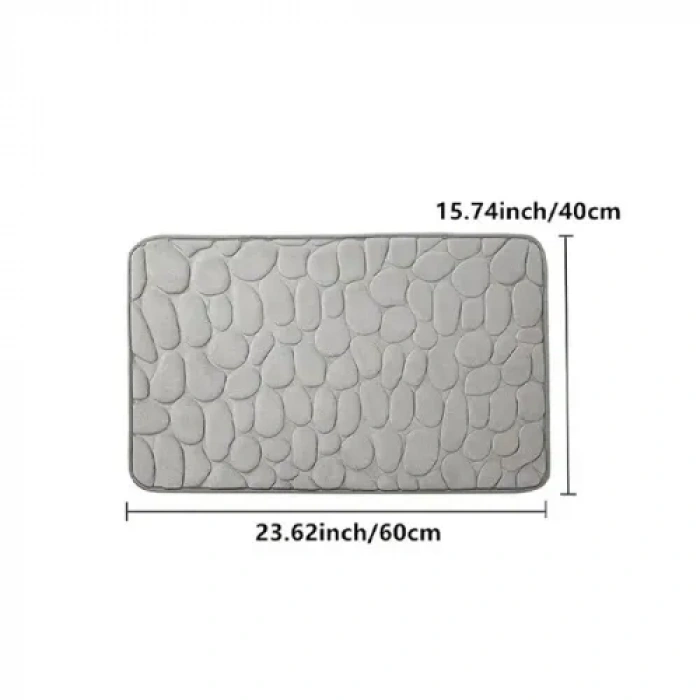 Mey İthalat® Memory Kaydırmaz Banyo Paspası Pembe