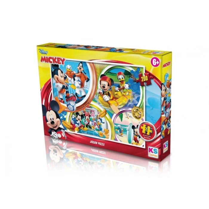 Mey İthalat®  Mickey Mouse Puzzle 200 Parça